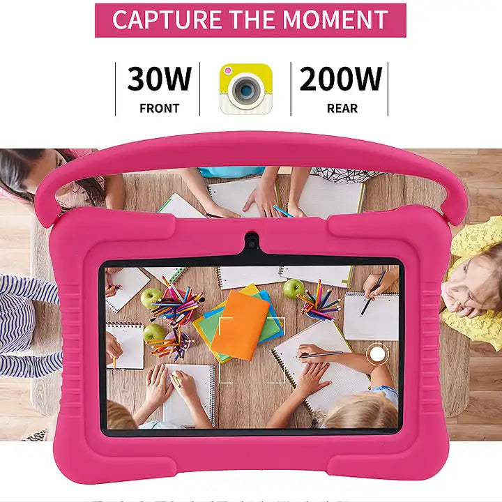 7-inch Kids Android Tablet PC With System 13.0 Siclicone Case