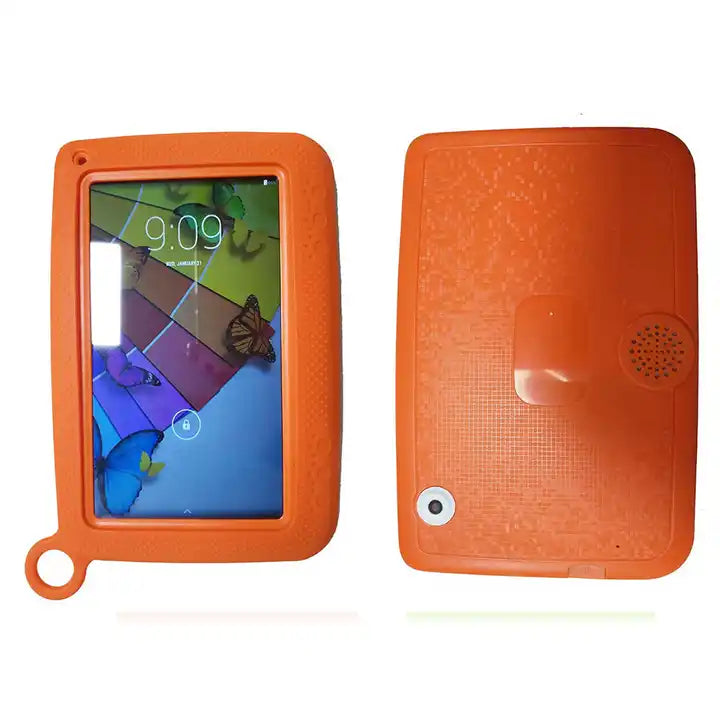 Wholesale 7inch Android Learning Education Kids Tablet A33 Smart Table Pc Silicone Cartoon Cover