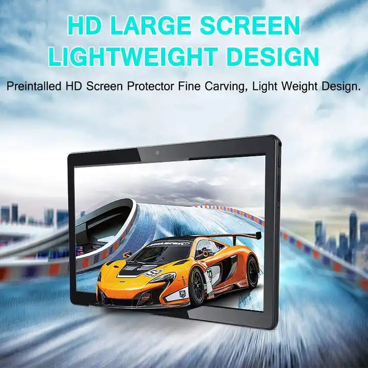 10.1 Inch Big Screen Eco-friendly Tablet Pc 4G 5G Android10.0 Wifi 4+64G IPS screen Two Sim Card Tablet Pc