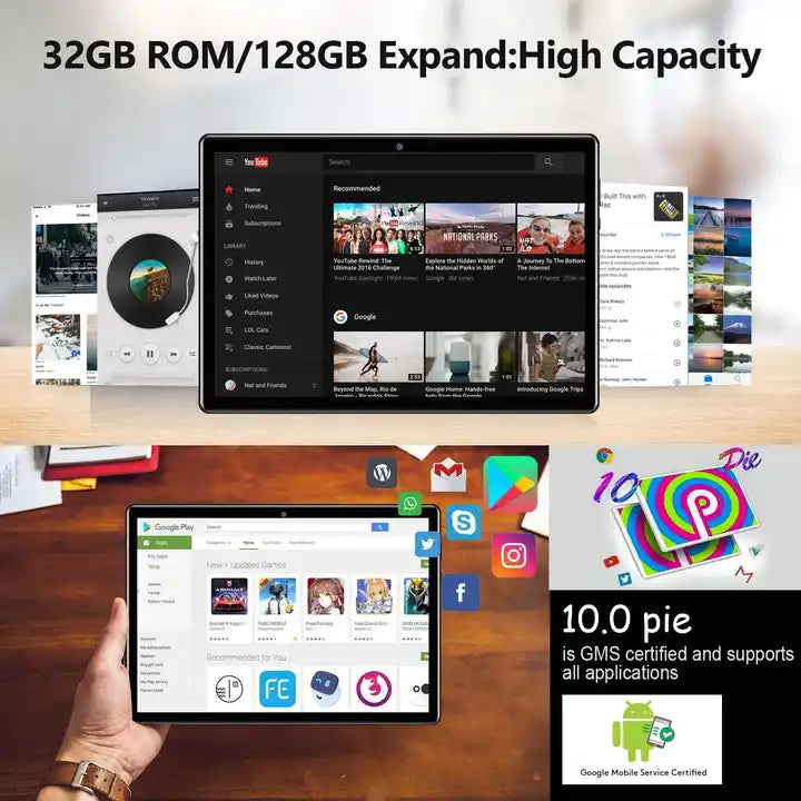 10.1 Inch Tablets Android Tablet 3G IPS Screen OEM Quad core MTK6580 Calling Android Tablet