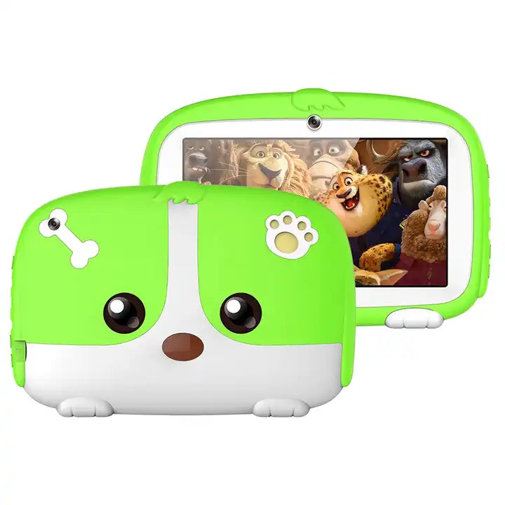 7 Inch Android Tablets For Kids Education with Cute Dog Shell