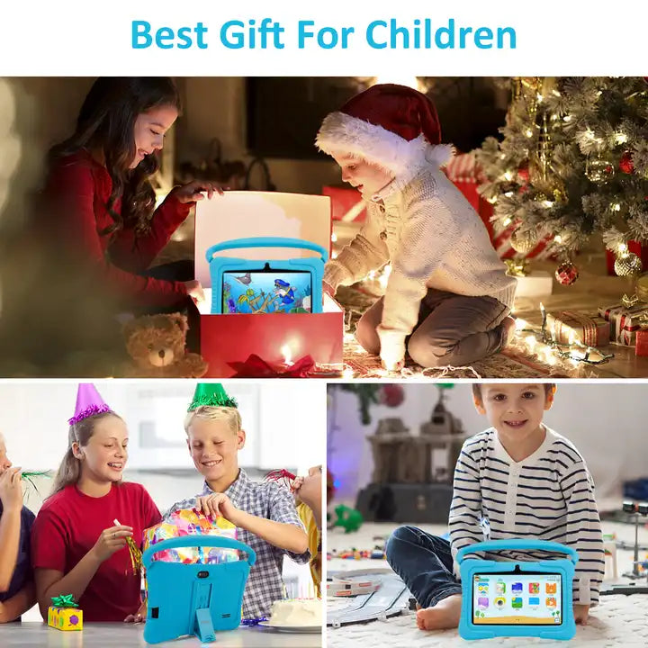 7-inch Kids Android Tablet PC With System 13.0 Siclicone Case