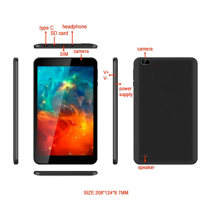 7 Inch  A133 WiFi Quad-Core Android Tablet PC