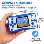 2.5 Inch Classic Handheld Game Console with 182 Built-in Games & AV Outpu
