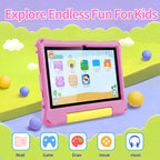 10 Inch Android Kids Tablet with Case, Safe Browser and Educational Games