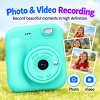 Portable Kids Instant Print Camera with HD Screen