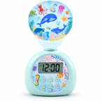 Kids Projection Alarm Clock with Snooze & Custom Dial Design