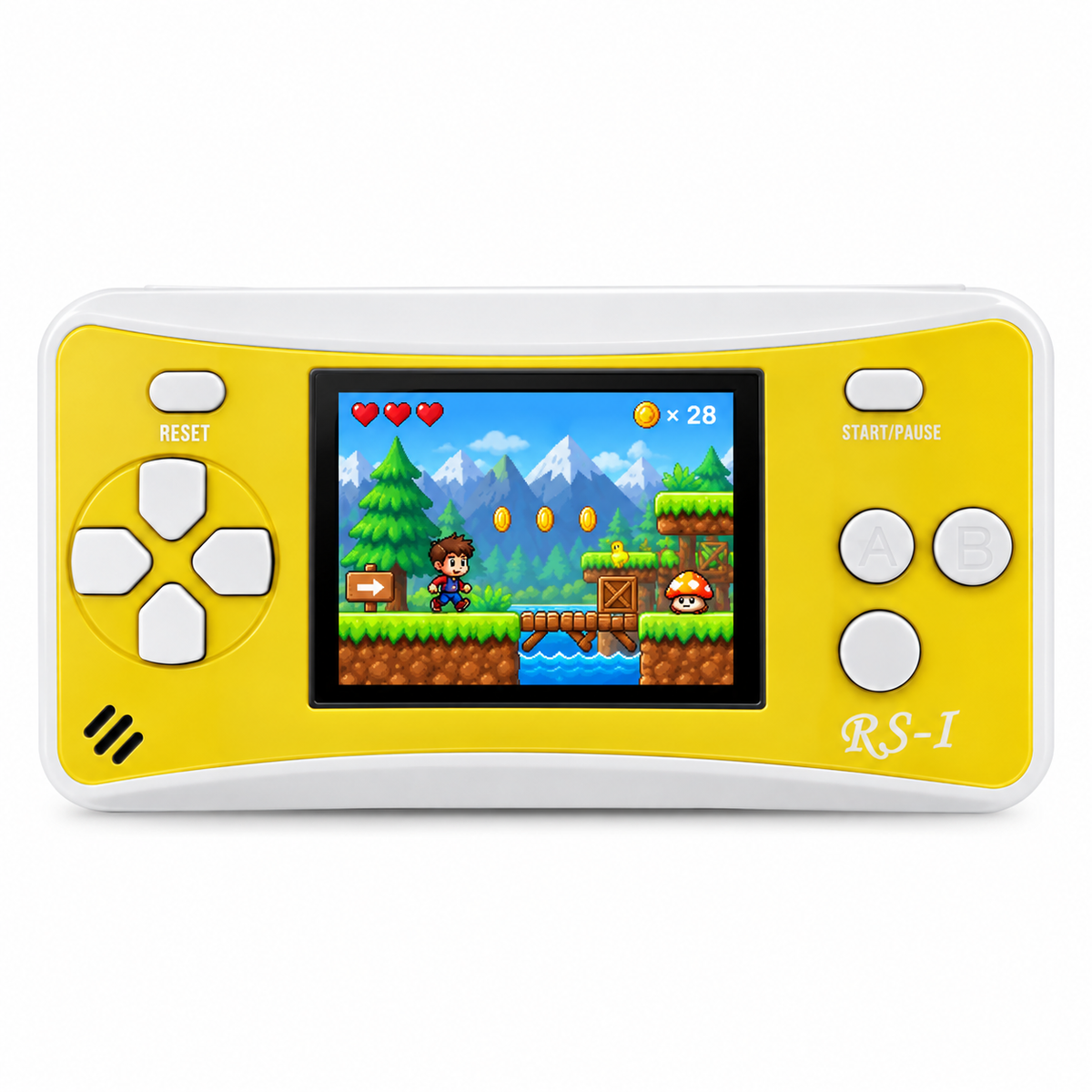 2.5 Inch Classic Handheld Game Console with 182 Built-in Games & AV Outpu