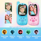 Kids Video Walkie Talkies with Camera, 2-Inch HD Screen & WiFi Photo Sharing - Pink option