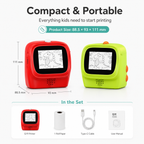Portable AI Mini Thermal Printer with Voice Control, WiFi & Photo Printing