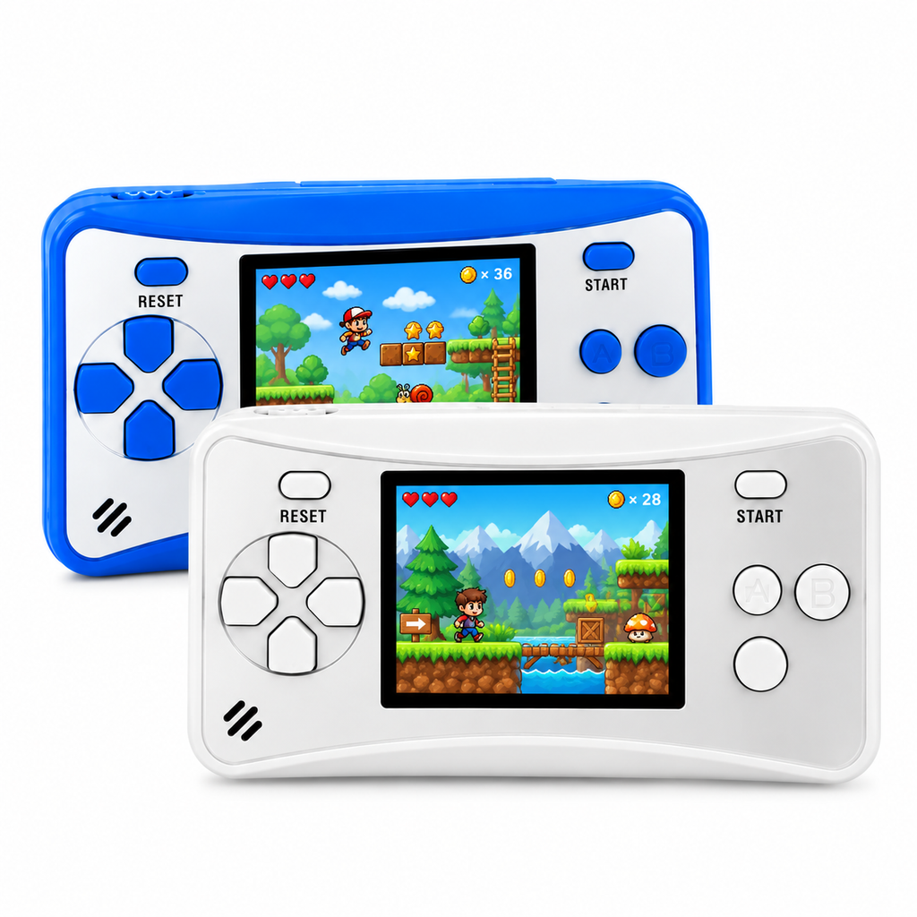 2.5 Inch Classic Handheld Game Console with 182 Built-in Games & AV Outpu