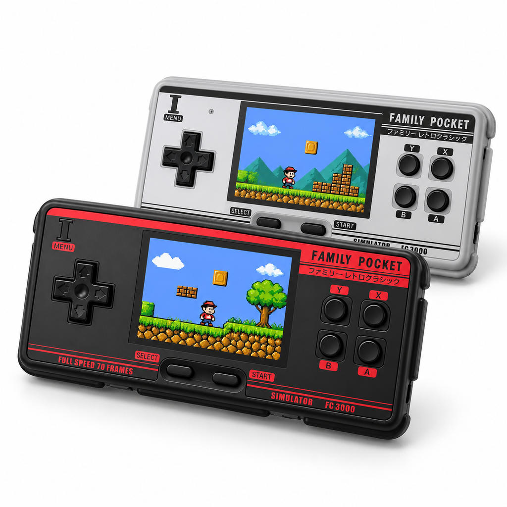 3.0 Inch Retro Handheld Game Console with 5000 Games 16GB AV Output