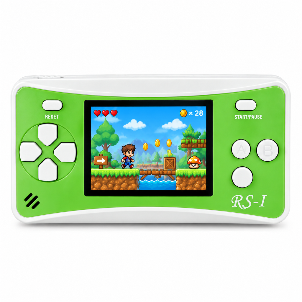 2.5 Inch Classic Handheld Game Console with 182 Built-in Games & AV Outpu