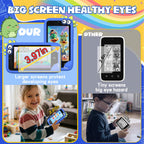Blue 4 inch kids smart phone camera toy feature image