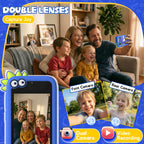 Blue kids smart phone camera toy lifestyle image