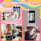 Pink 4 inch kids smart phone camera toy feature image