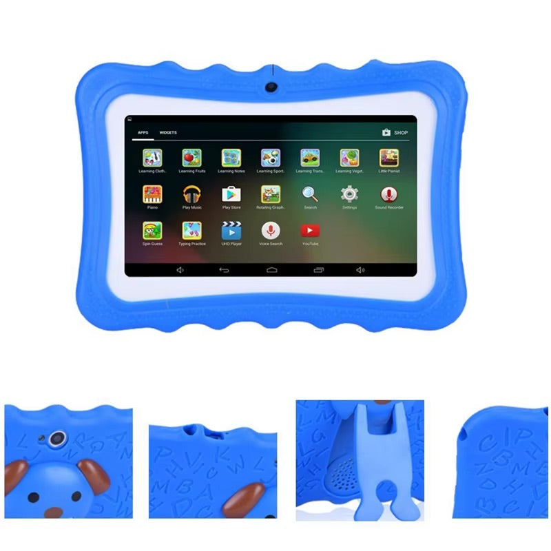 Kids Learning Tablet with Safe Browser, WiFi and Durable Protective Case