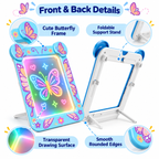 9 Inch Butterfly LED Light-Up Drawing Board for Kids