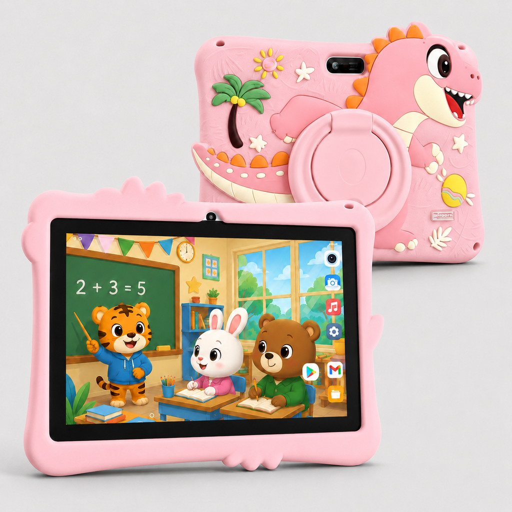 Kids Android Tablet with Touch Screen, Parental Control and Kid-Friendly Case