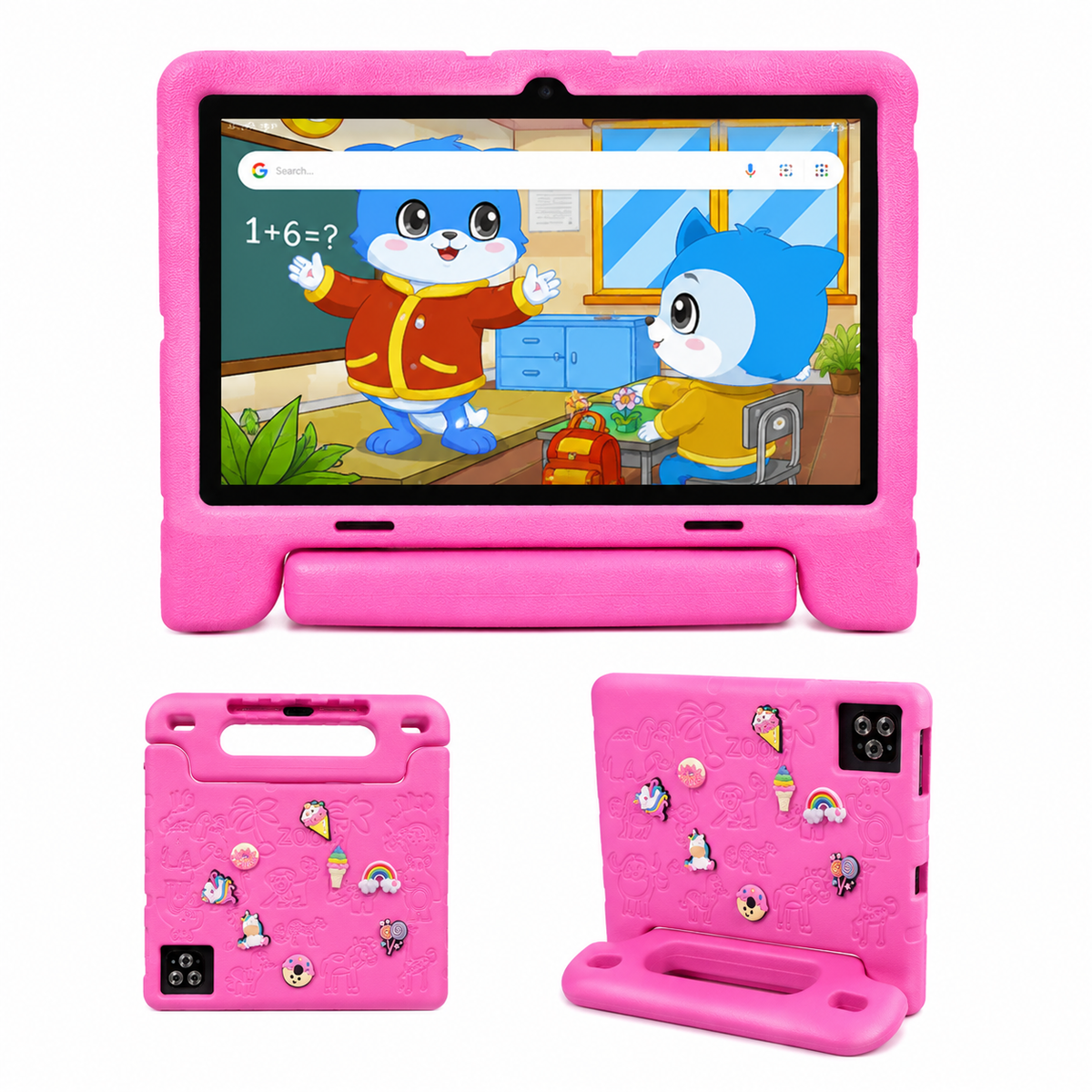 Educational Kids Tablet, Android WiFi Tablet with Parental Control for Boys Girls