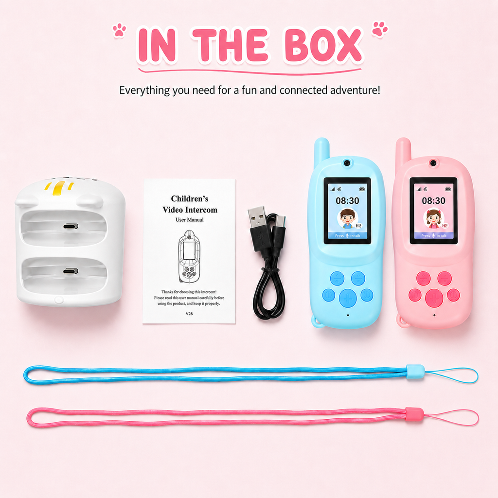 Kids Video Walkie Talkies with Camera, WiFi Photo Sharing & Dual Charging Station - product detail 5