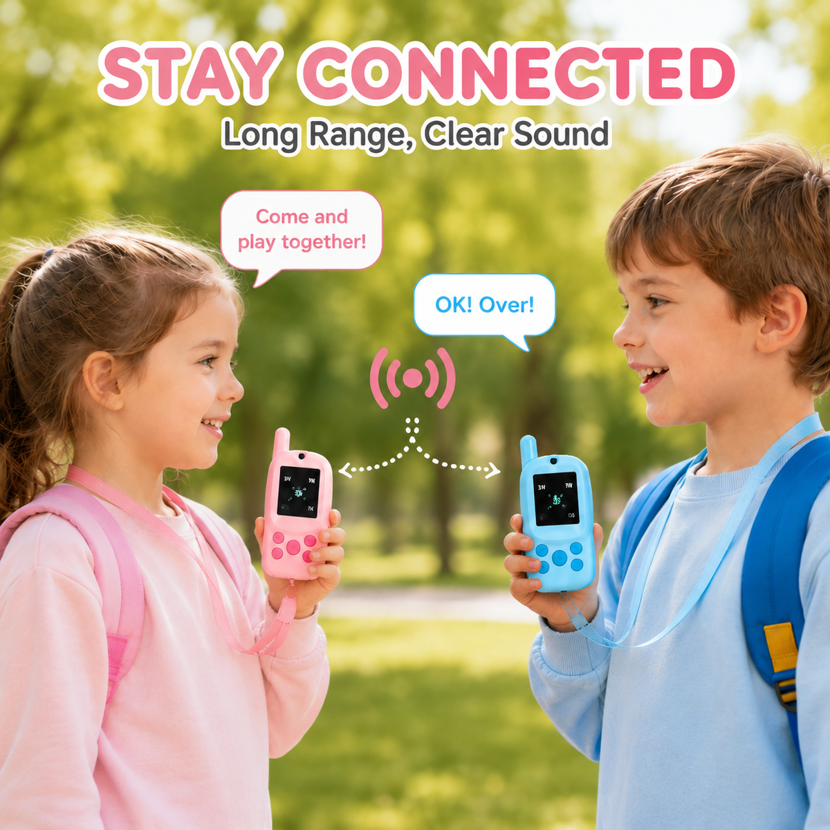 Kids Video Walkie Talkies with Camera, WiFi Photo Sharing & Dual Charging Station - product detail 6
