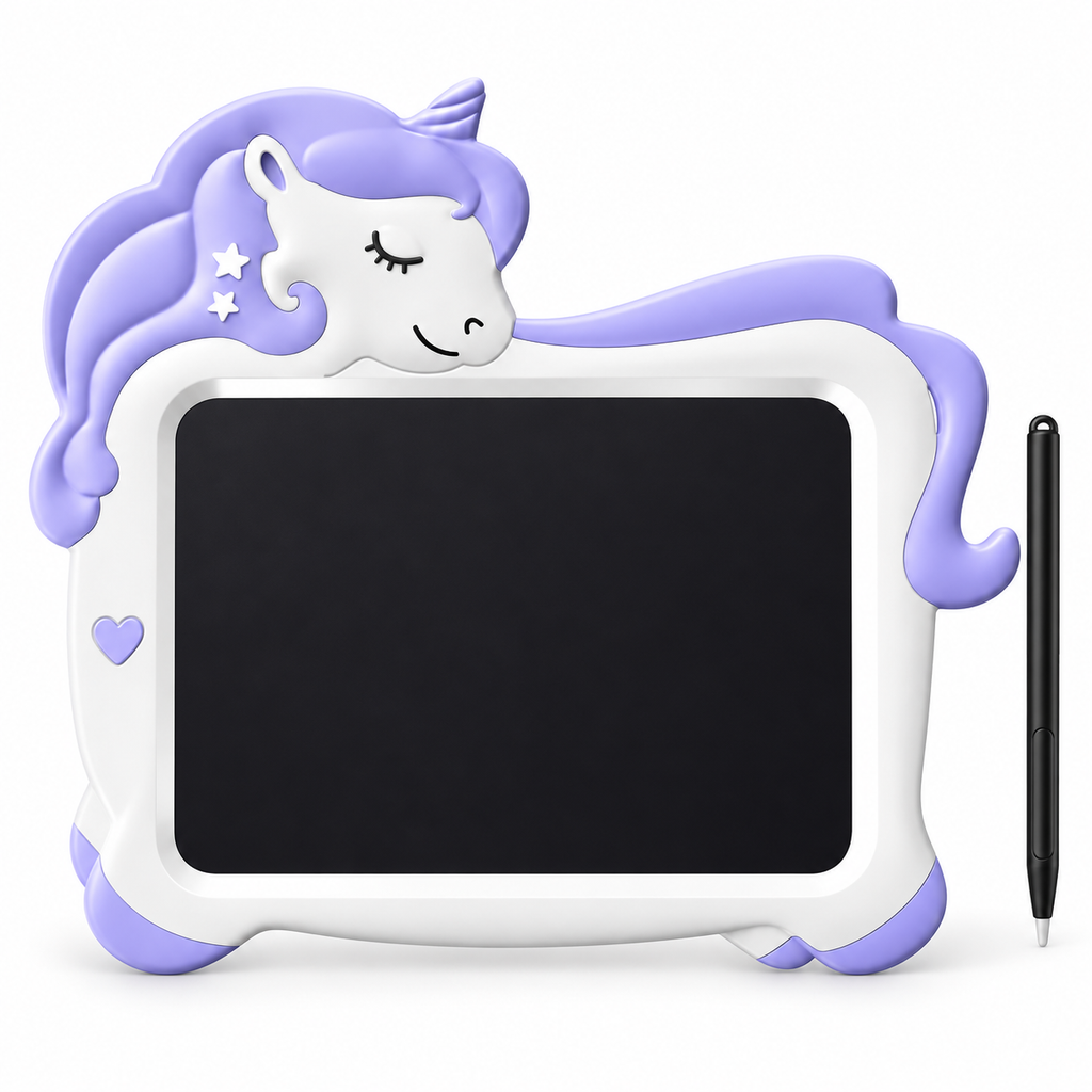 12 Inch Unicorn LCD Writing Tablet for Kids – Reusable Drawing Board