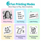 Kids Instant Print Camera with 2.4-Inch HD Screen