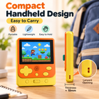 2.5 Inch Handheld Game Console with 500 Built-in 8-Bit Games & Type-C Charging