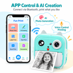 Kids Instant Print Camera with 2.4-Inch HD Screen