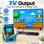 Mini Retro Arcade Game Console with 256 Built-In Games, 2.8-Inch IPS Screen, 2-Player Support & TV Output