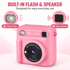 Retro Kids Instant Print Camera | 2.4" Thermal Printing Digital Camera