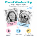 Kids Instant Print Camera with 2.4-Inch HD Screen