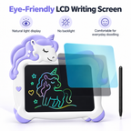 12 Inch Unicorn LCD Writing Tablet for Kids – Reusable Drawing Board