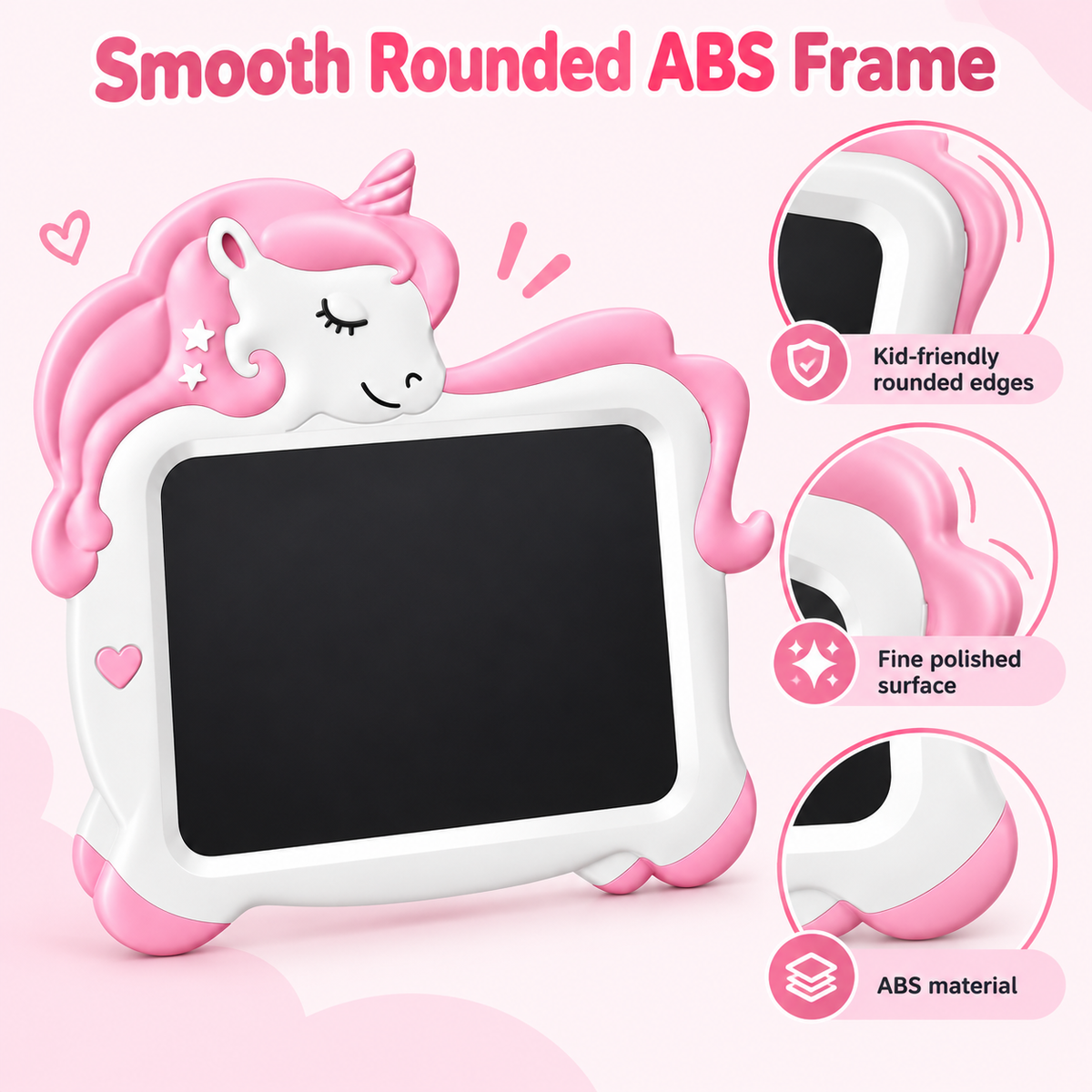 12 Inch Unicorn LCD Writing Tablet for Kids – Reusable Drawing Board