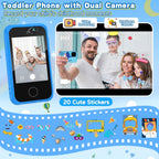 Kids touchscreen camera phone Blue Shark product view 4