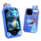 Kids touchscreen camera phone Musical Dinosaur front and back
