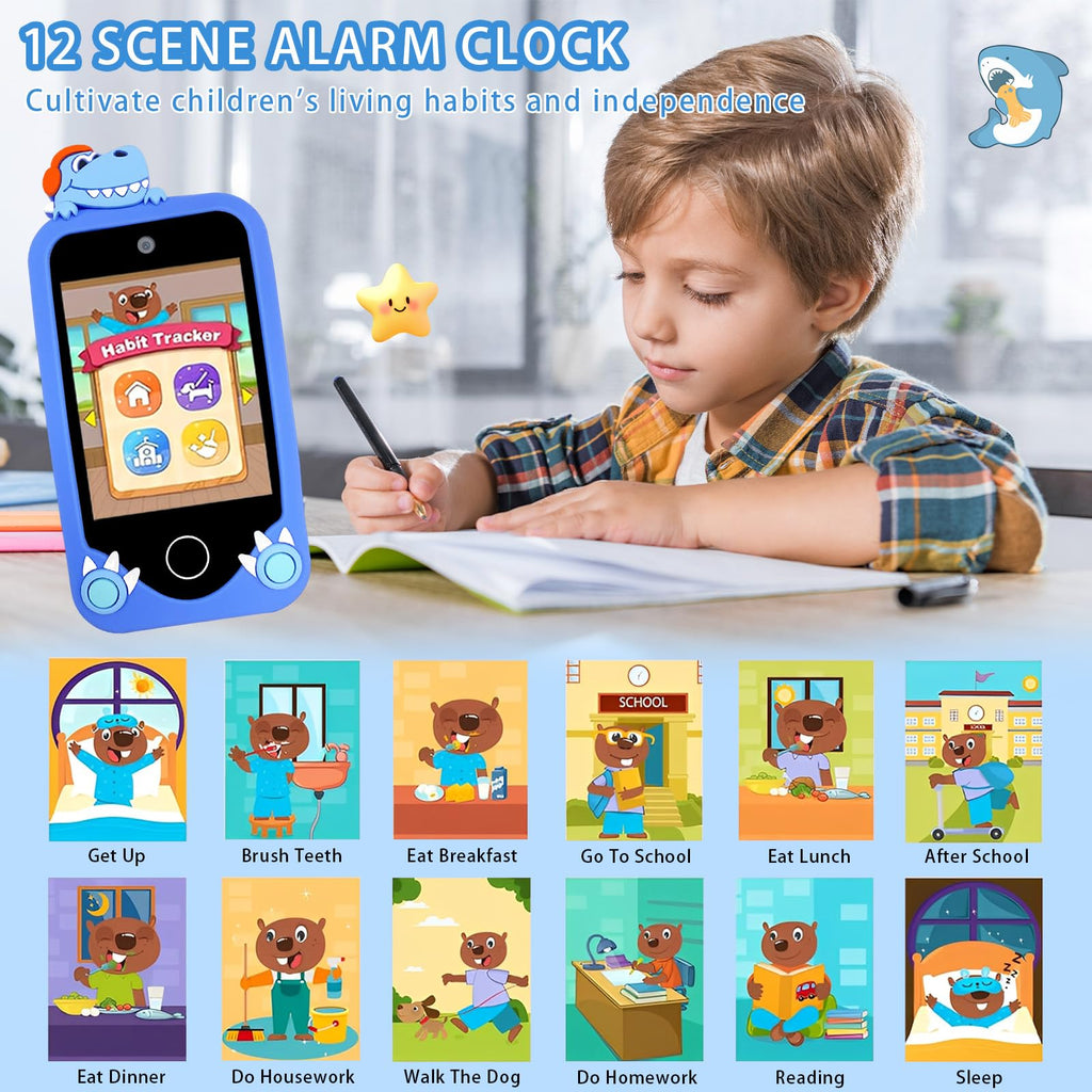 Kids touchscreen camera phone Musical Dinosaur product view 5