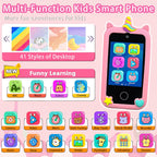 Kids touchscreen camera phone Pink Pegasus product view 2