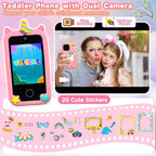 Kids touchscreen camera phone Pink Pegasus product view 4