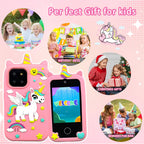 Kids touchscreen camera phone Pink Pegasus product view 8