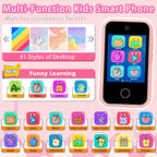 Kids touchscreen camera phone Pink Shark product view 5