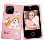 Kids touchscreen camera phone Pink Unicorn product view 2