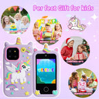 Kids touchscreen camera phone Purple Pegasus product view 8