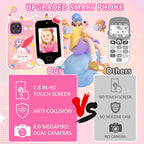 Kids touchscreen camera phone Winged Unicorn product view 3