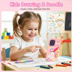 Kids touchscreen camera phone Winged Unicorn product view 7