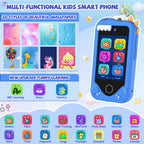 Blue dinosaur kids camera phone toy feature image