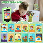 Kids smart phone camera toy green dinosaur screen and camera image