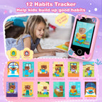 Light pink kids smart phone camera toy accessories image