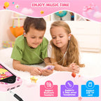 Pale pink kids smart phone camera toy accessories and package image